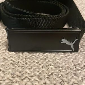 Black Puma Adjustable Belt